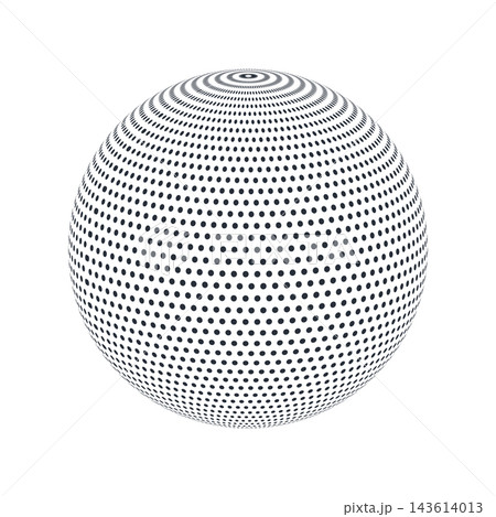 World globe icon. Abstract wireframe geometric planet earth logo, linear global worldwide network symbol, modern round web sign 143614013