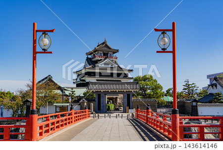 大手橋から見た清洲城天守の見える景色 143614146