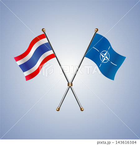 Thailand and NATO flag relations 143616384
