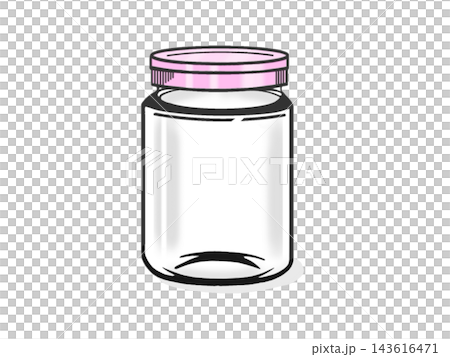 食材などを保存する容器のビンのイラスト 食材などを保存する容器のビンのイラスト 143616471
