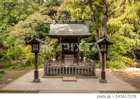 武蔵一宮氷川神社の境内に鎮座する宗像神社の社殿 武蔵一宮氷川神社の境内に鎮座する宗像神社の社殿 143617276