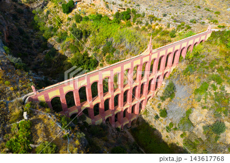 Picturesque view of Aqueduct Eagle, Andalusia, Spain 143617768