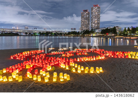 お台場海浜公園海の灯まつり2026・輝くランタンの夜景 お台場海浜公園海の灯まつり2026・輝くランタンの夜景 143618062
