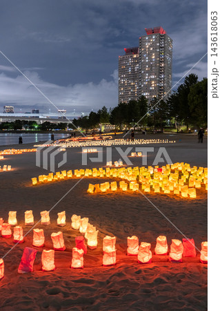 お台場海浜公園海の灯まつり2026・輝くランタンの夜景 143618063