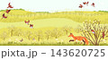 vector drawing spring landscape 143620725