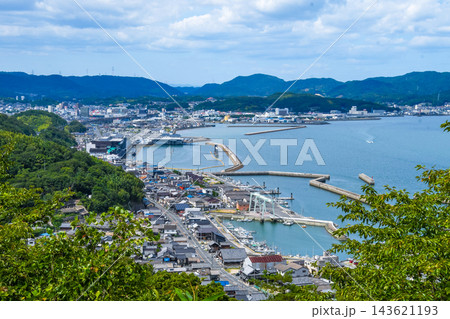 倉敷市 鷲羽山から見た児島の景色 143621193