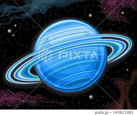 Vector illustration of Ringed Planet 143621881