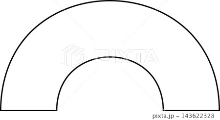 Square line shapes. Graphic elements 143622328