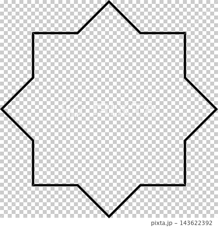 Set of square line shapes. Graphic elements Set of square line shapes. Graphic elements 143622392