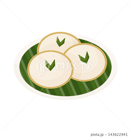 Illustration of Serabi Indonesian Food 143622941
