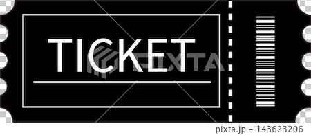 Black Ticket - High-end event admission ticket Black Ticket - High-end event admission ticket 143623206