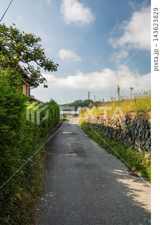 湖西地方ののどかな集落北船路　滋賀県大津市 143623829