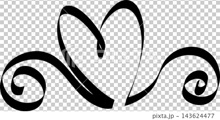 Ribbons heart shapes, valentine, celebration, love 143624477