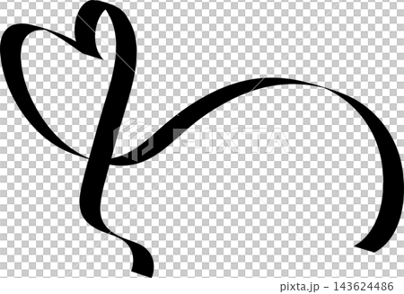 Ribbons heart shapes, valentine, celebration, love 143624486