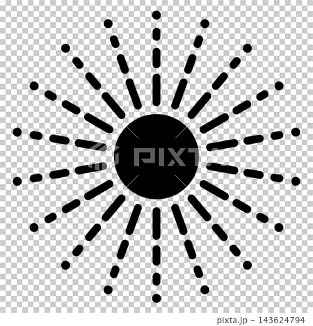太陽のアイコン 太陽のアイコン 143624794