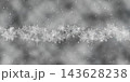 A winter pattern of snowflakes on a transparent background 143628238