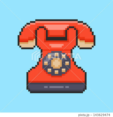 Pixel art Classic Telephone game asset design Pixel art Classic Telephone game asset design 143629474