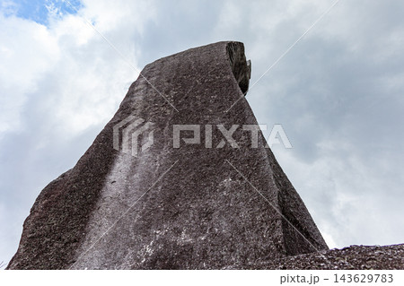 屋久島世界自然遺産 太忠岳の天柱石(冬 屋久島世界自然遺産 太忠岳の天柱石(冬 143629783