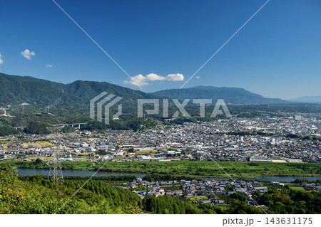 高野山町石道(展望台から紀ノ川を望む)【和歌山県九度山町】 高野山町石道(展望台から紀ノ川を望む)【和歌山県九度山町】 143631175