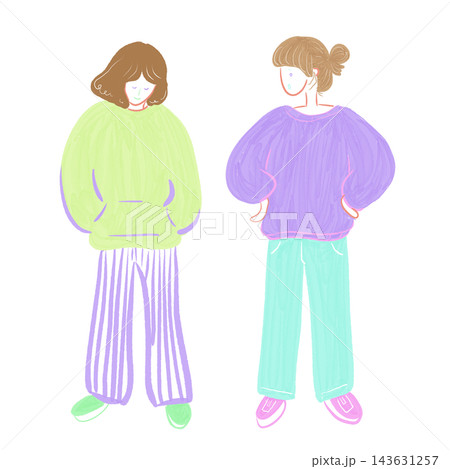 2人の女の子 143631257