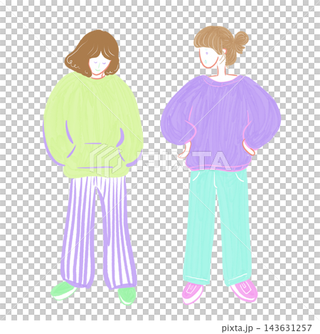 2人の女の子 143631257