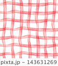 Cute Pink Check Seamless Pattern. Watercolor dopamine pastel hand drawn illustration isolated on white background summer design home kitchen textile table cloth plaid companion fabric crockery 143631269