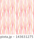 Cute Orange Pink Striped Seamless Pattern. Watercolor dopamine pastel hand drawn illustration isolated on white background summer design home kitchen textile table cloth cute companion fabric crockery 143631275