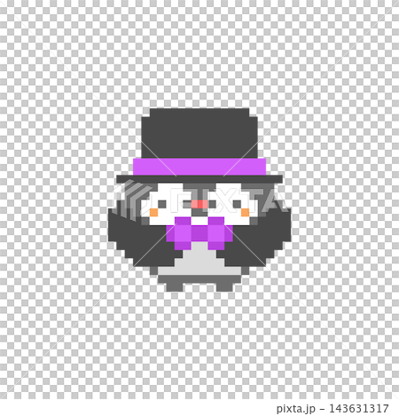 Dracula Penguin Pixel Art Dracula Penguin Pixel Art 143631317