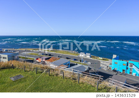 北海道稚内の宗谷岬 北海道稚内の宗谷岬 143631529