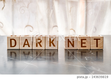 word Dark net, from letters on wooden cubes word Dark net, from letters on wooden cubes 143639819