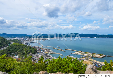 倉敷市 鷲羽山から見た児島の景色 倉敷市 鷲羽山から見た児島の景色 143640109