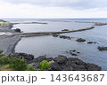 波静かな八丈島の底土海水浴場 143643687