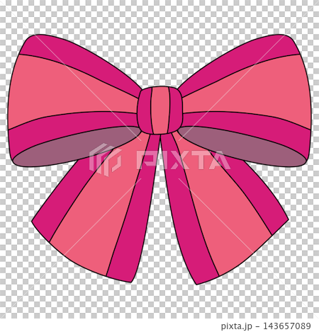 A ribbon made in two shades of pink 143657089
