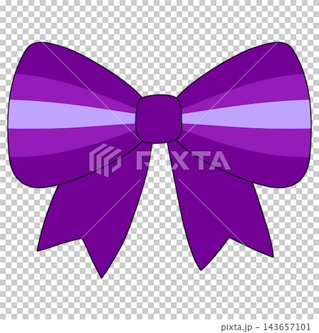 A cute ribbon with a purple gradient color A cute ribbon with a purple gradient color 143657101