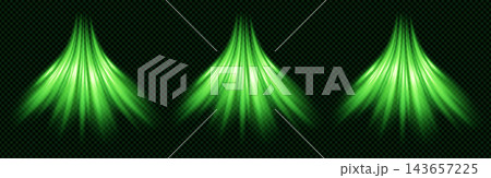 Green light effect with wind air abstract swoosh. Neon cool line wave flow background. Cold scent conditioner smoke arrow vector design. Green light effect with wind air abstract swoosh. Neon cool line wave flow background. Cold scent conditioner smoke arrow vector design. 143657225