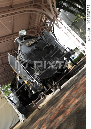 【宮城県】仙台西公園に保存される国内唯一のC60形蒸気機関車の保存機(1号機) 143658771
