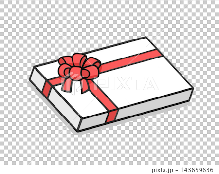 Simple gift box illustration Simple gift box illustration 143659636
