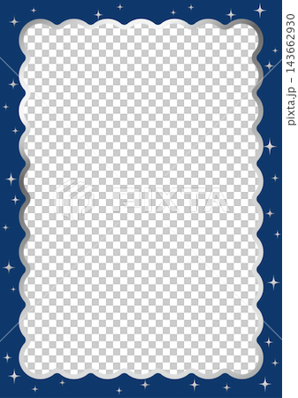Navy and silver wavy frame background (A4 size compatible) Navy and silver wavy frame background (A4 size compatible) 143662930