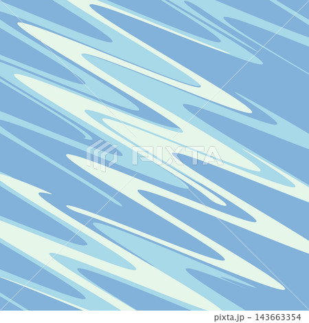 太陽に照らされる朝の水面をイメージした背景イラスト 143663354