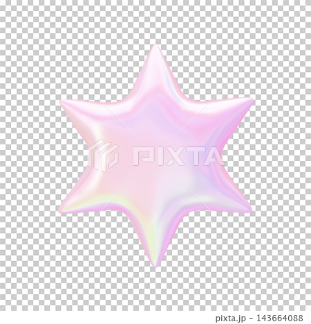 夢幻可愛的3D插畫極光素材 - 閃閃發光 夢幻可愛的3D插畫極光素材 - 閃閃發光 143664088