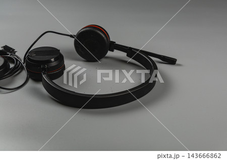 Headset for remote work and online meetings 143666862