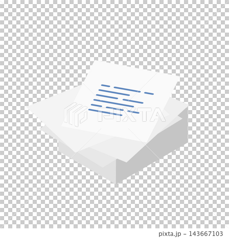 山積みの書類や資料のアイソメトリックなベクターアイコン(ビジネス) 山積みの書類や資料のアイソメトリックなベクターアイコン(ビジネス) 143667103