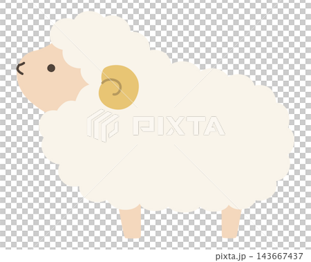 Cute sheep vector illustration. Zodiac sign, Year of the Sheep, Year of the Sheep, Cute, Icon, Sheep, Year of the Sheep, New Year's card Cute sheep vector illustration. Zodiac sign, Year of the Sheep, Year of the Sheep, Cute, Icon, Sheep, Year of the Sheep, New Year's card 143667437