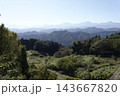 長野県小川村の県道沿いにあるアルプス展望広場からの絶景 143667820