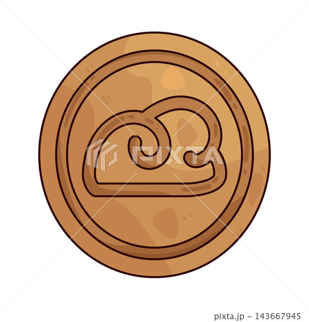 Illustration of Wood Carving 143667945