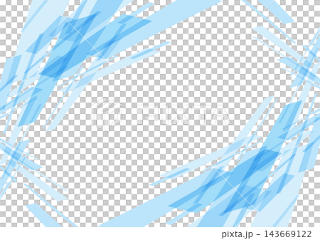 Blue frame background with intersecting diagonal lines Blue frame background with intersecting diagonal lines 143669122
