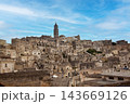 Matera ancient city and cave dwellings showcasing historical architecture 143669126