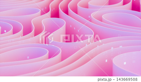Abstract business technology background with futuristic flowing curved lines background. 3d rendering Abstract business technology background with futuristic flowing curved lines background. 3d rendering 143669508
