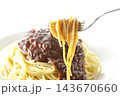 スパゲッティミートソースを食べる 143670660