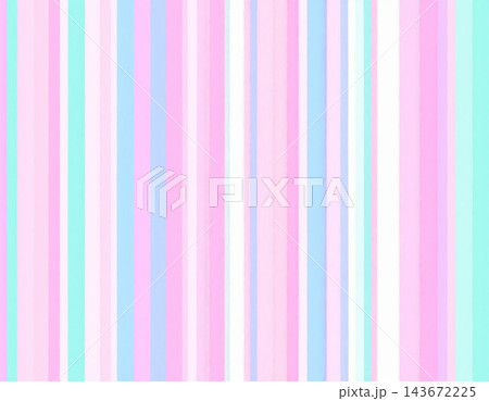 かわいいパステルカラーのストライプの背景 かわいいパステルカラーのストライプの背景 143672225